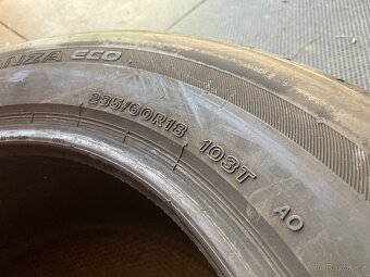 4ks letních pneumatik BRIDGESTONE 235/60R18 6,3mm DOT2021 - 6