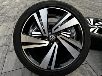 Originál alu kola VW T-Cross 5x100 R18 leto zánovn - 6