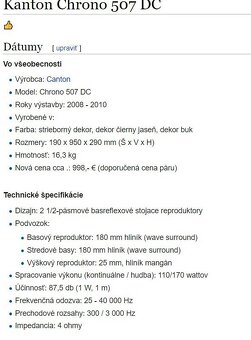 Canton Chrono 507 DC / Dovoz v cene : Brno, Praha ,Olomouc - 6