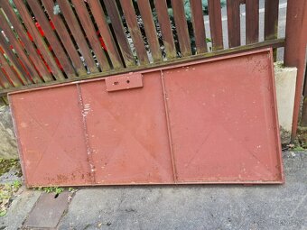 2x kovové protipožární dveře - 6