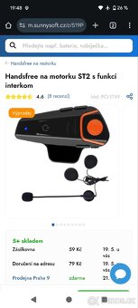 Intercom na motorku 2 ks. - 6