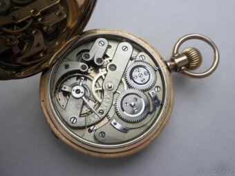 Prodám za cenu zlata CELO ZLATÉ 14K kapesní hodinky TISSOT - 6