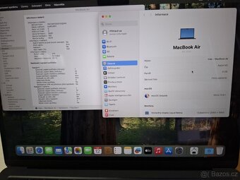 Macbook Air 13 palců M2 chip 8 GB RAM 256 SSD 330 cyklů - 6