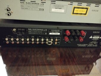 Receiver NAD 712, CD 510 a repro Shan SV 100 a stojany - 6