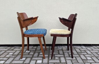 Retro designová křesílka TON po renovaci - 6