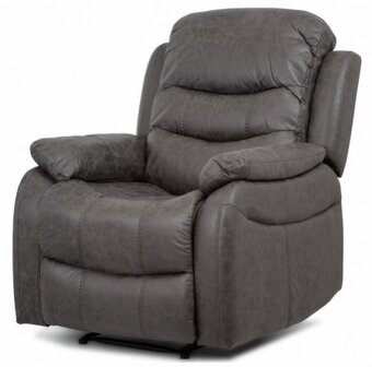 Hnědé a šedé polohovací křeslo TV-4086 - 6