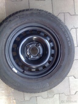 Obutá kola s letním pneu 175/70/14 - Opel-4x100 - 6