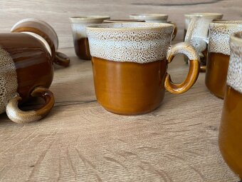 hren keramický hrnek hrneček sada hnědé hrnky - 6