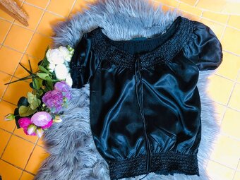 cerna# spolecenska# halenka# tunika #satenova #business - 6