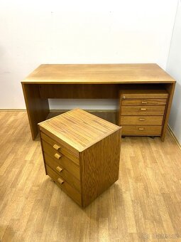 Retro psací stůl 80. léta - 6