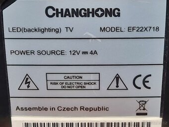 TV Changhong EF22X718, Full HD - 6