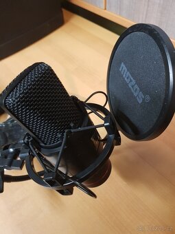 Mikrofon MOZOS s pop filtrem a stojanem - 6