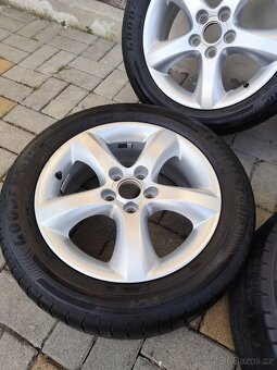ALU 5x100 r15 ŠKODA + LETNÍ PNEU - 6