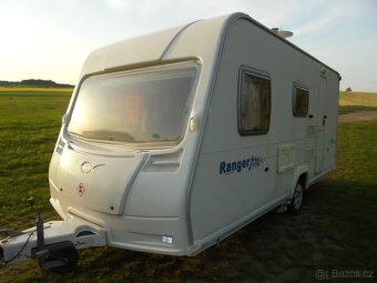 Obytný přívěs Ranger Bailey 470/4,rok 2008, nová STK - 6