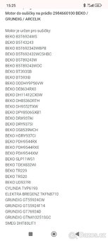 Motor do sušičky prádla Beko - Grundig - Arcelik - 6