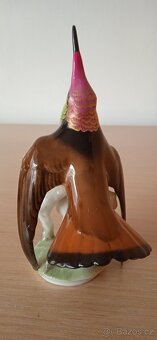 Porcelánová soška kolibřík Hutschenreuther - 6