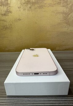 Apple iPhone 13 128GB růžová, pěkný stav, baterie 100% - 6