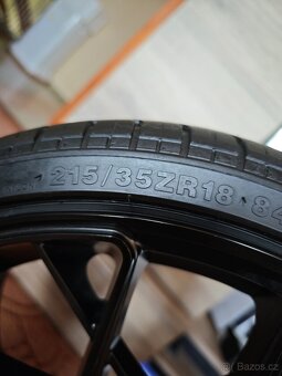 ALU kola Racing Line R18 včetně letní pneu, TOP stav - 6