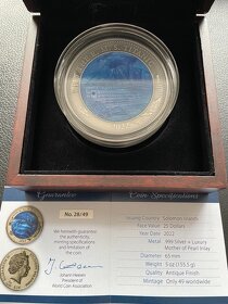 2x 5 oz R.M.S.Titanic stříbrné mince Proof + Antigue Finish - 6