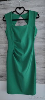 Comtessa - elegantní šaty zelené, vel. S - 6