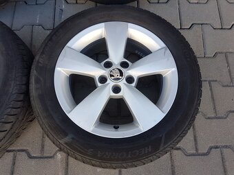Originál alu kola CARME 6x15" 185/60 Rapid, Fabia III, nově - 6