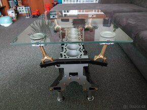 Konferenční stolek z bloku motoru R6 BMW - 6