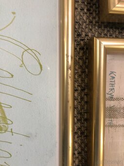 6 ramu na obrazky ctverec 40x40 zlate,medene - 6