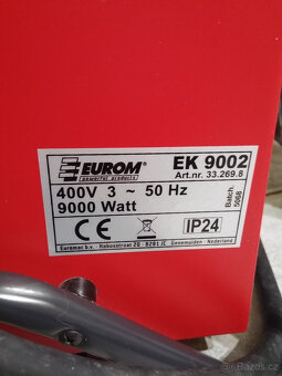 Průmyslový ohřívač EUROM EK 9002 9000 W - 6