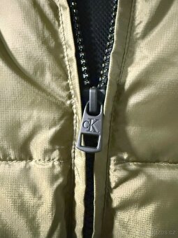 Bunda Calvin Klein Jeans olivová M - 6