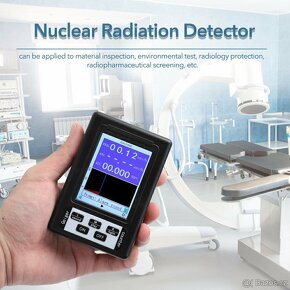 Dozimetr digitální měřič nukleární GAMMA radiace - 6