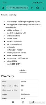 Odšťavňovač Concept LO7025 Vitalis - 6