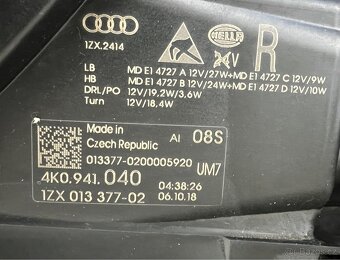 Audi S6 A6 4K C8 Full led světlomet - 6