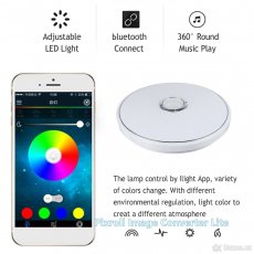 LED STROPNÍ SVĚTLO 72W RGB BLUETOOTH S REPRODUKTOREM - 6