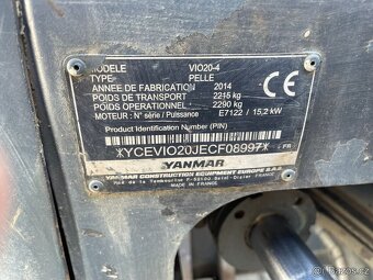 BAGR YANMAR VIO 20-4 - 6
