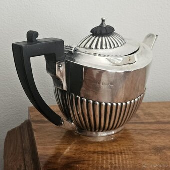 STŘÍBRNÁ ČAJOVÁ SOUPRAVA - ART DECO - 6