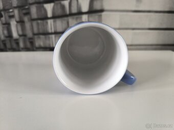 Porcelánový sběratelský hrneček - modré třešně - 6
