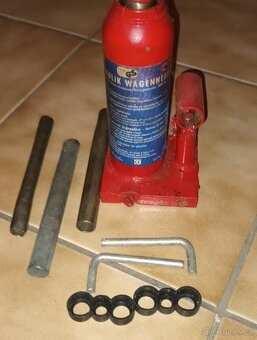 Prodám hydraulický zvedák + sněhové řetězy - 6