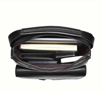 Nová pánská kožená taška - 6