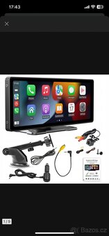 CarPlay Android Auto displej rádio + couvací kamera - 6