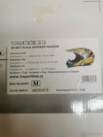 Motocross helma Worker vel. M - 6