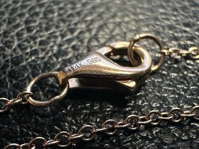Briliantový náhrdelník z růžového zlata 585 (GOLD 14K) - 6