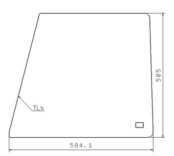 Zetor 3011 skla kabiny - 6