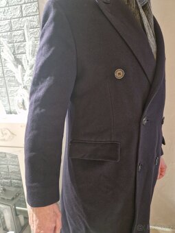 Pánský dlouhý kabát Berwin & Berwin - 100% Cashmere (L) - 6
