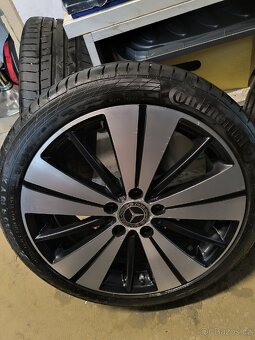 ALU kola Mercedes B 5x112 r18 Originál, pneu 5mm+TPMS - 6