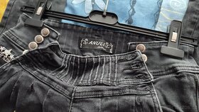 Černé džíny s kamínky - 6