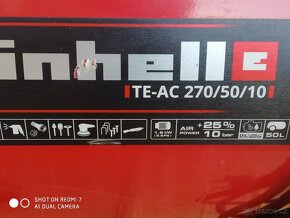 Prodám olejový Kompresor Einhell TE-AC 270/50/10- 50 LITRŮ- - 6