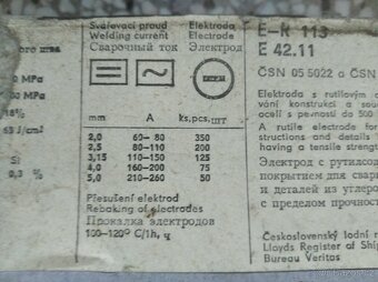 Rutilové elektrody - 6