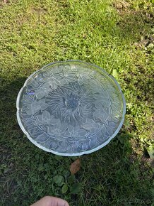 Starý skleněný nastolek - 6