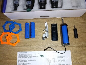 4x bezdrát dobijecí mikrofony + přijimač - 6