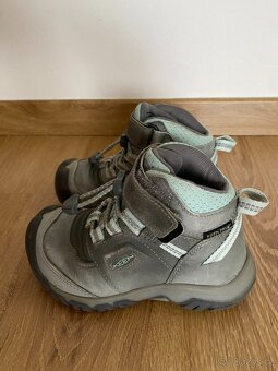 Pohorky/trekové boty pro děti Keen ridge Flex mid WP vel. 25 - 6